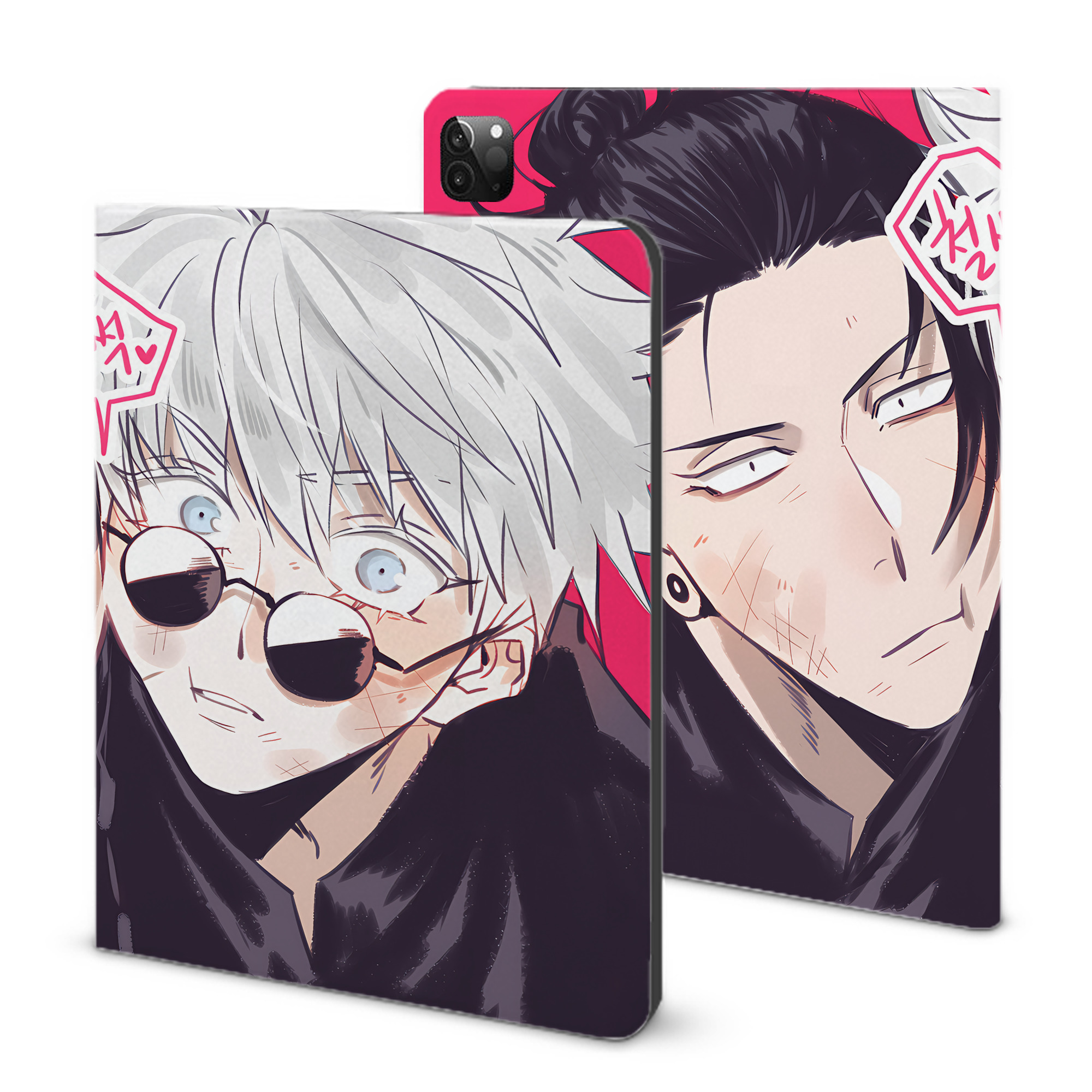 （画像用） 呪術廻戦 Jujutsu Kaisen IPadケース ペンホルダー付き ブックスタイルデザイン